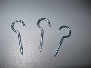 灯钩 螺纹铁挂钩 木螺丝挂钩 羊眼灯勾 窗帘钩 铁钩子 多用途挂钩