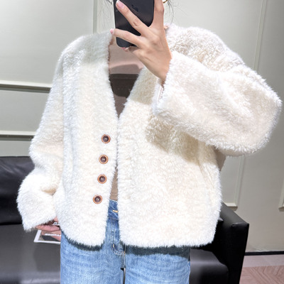 2025新款海宁皮草真毛大衣