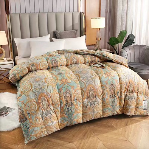 羽绒被棉扭花羽绒特价