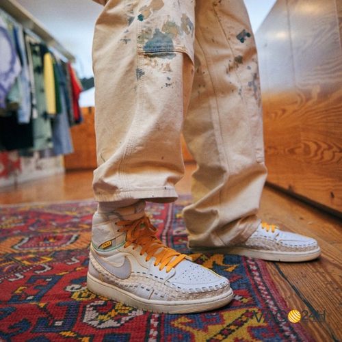 JordanAJ1联名编织球鞋