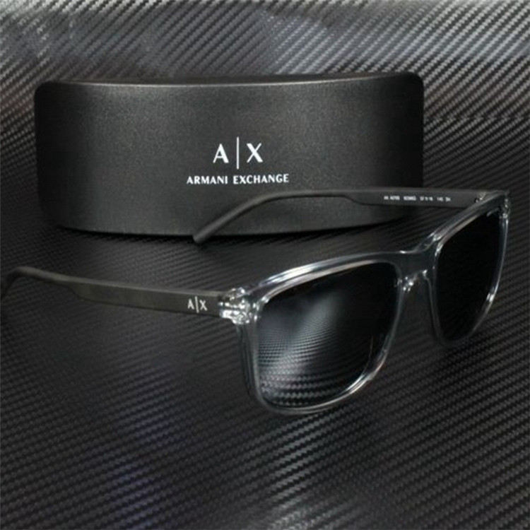正品阿玛尼Exchange Armani AX4070S 82396G灰黑男款墨镜太阳眼镜