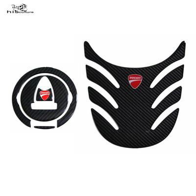 适用杜卡迪 Monster 696/795/796/1100改装碳纤油箱贴鱼骨贴