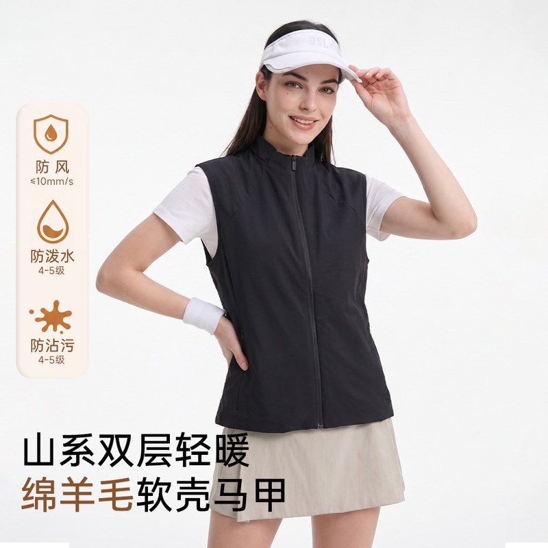 美利奴羊毛马甲女款轻薄2