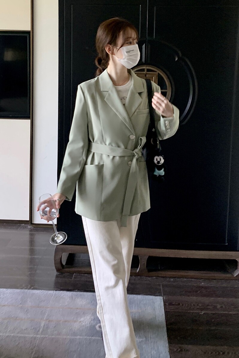 2023时尚西服韩版修身显瘦203-9113-P125-K178,女装西装,浙宝203
