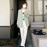 2023时尚西服韩版修身显瘦203-9113-P125-K178，女装西装，浙宝203