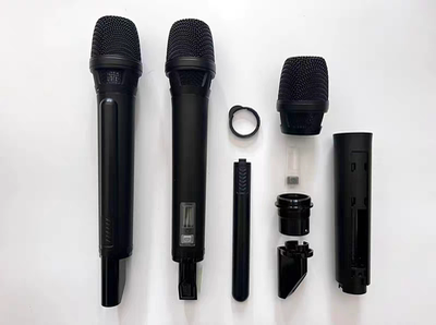 SKM5200无线话筒金属外壳麦克风壳子咪罩网罩配件尾盖电池盖板