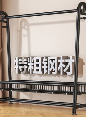 简易衣帽架落地可移动室内房间挂衣架子晾衣架家用卧室衣服收纳架