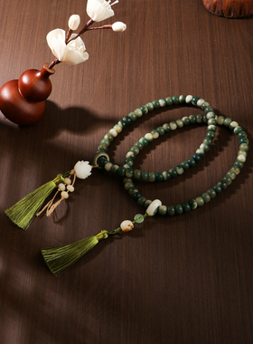 菩提根桶珠绕指柔双圈手持车挂