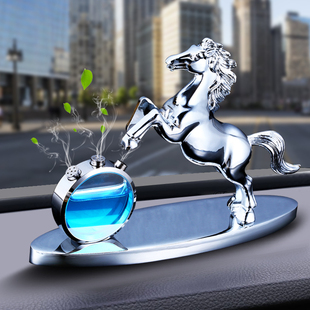 汽车内饰品摆件男士 创意一鹿平安 车高档霸气马漂亮内饰女轿车个性