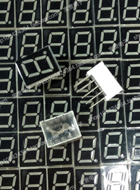 数码管一位  0.39英寸 1，6公共脚 3191AS共阴/3191BS共阳 高亮红