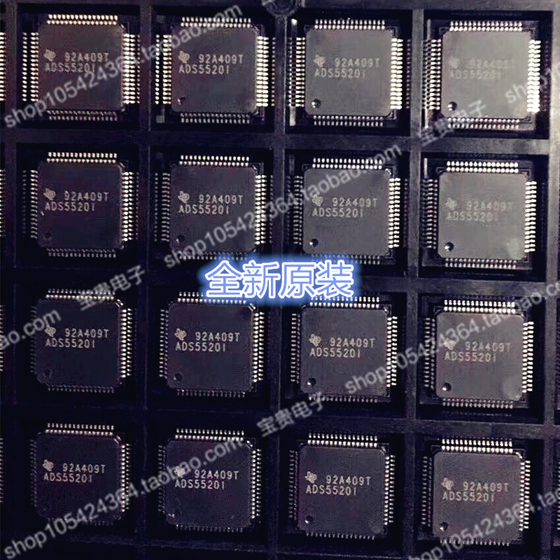ADS5520IPAP QFP- 64 全新原装 TI 12 位 105MSPS 模数转换器