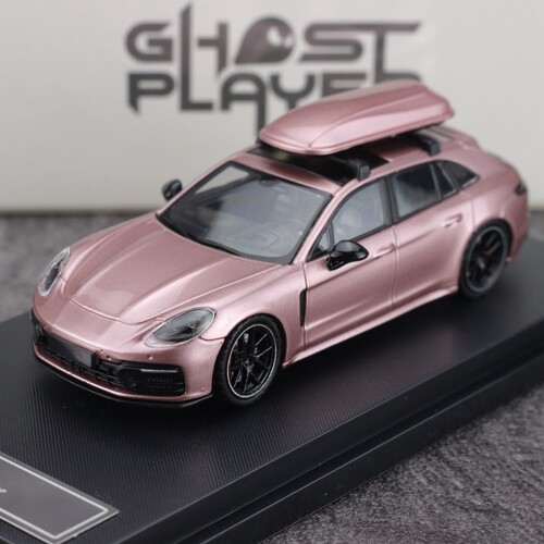 Ghost Player 1:64 帕拉梅拉 panamera 冰莓粉 合金汽车模型