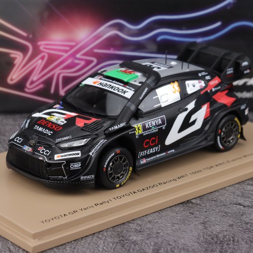 Spark 1:43 TGR 丰田GR Yaris 雅力士 拉力赛车 33# 树脂模型