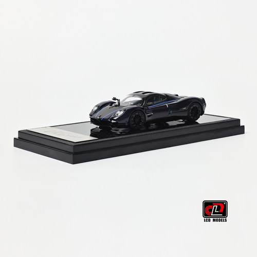 LCD 1:64 帕加尼 乌托邦utopia 硬顶版 蓝黑碳 合金车模