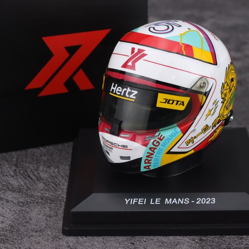 Spark 1:5 叶一飞 保时捷车队Hertz Team 2023勒芒24h 头盔模型