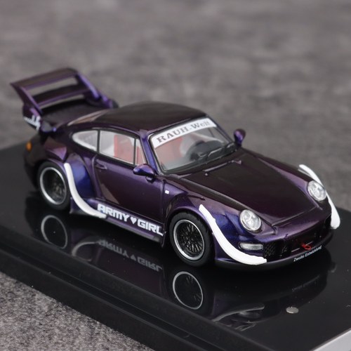 Motor Helix MH 1:64 保时捷 RWB 911 993改装款 合金汽车模型