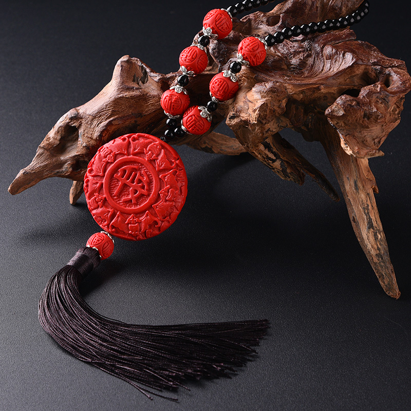 特色漆器平安福车挂件伴手礼物