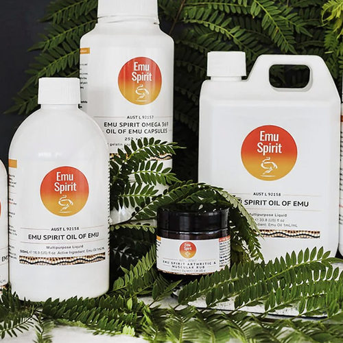 澳洲emuspirit鸸鹋油胶囊按摩膏