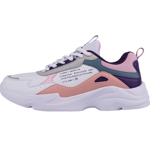 特步女鞋加绒棉鞋皮面运动鞋秋冬2026新款官方旗舰店女款跑步鞋子