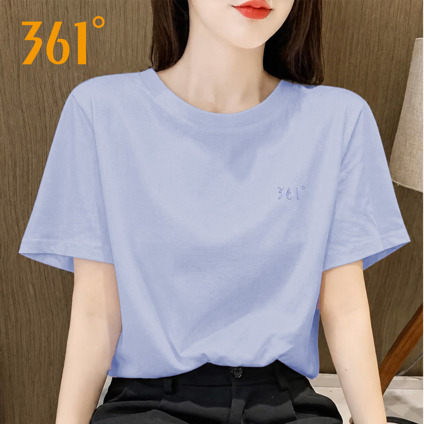 361女装冰丝短袖T恤夏季2026新款女士薄款上衣速干旗舰店运动衣服
