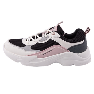 特步女鞋运动鞋女2026新款秋冬女款网鞋跑步鞋黑白旗舰店老爹鞋子