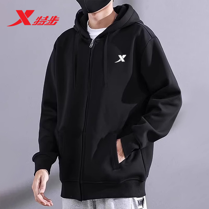 特步官网新款薄款外套春秋旗舰店