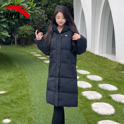 安踏官网新款情侣款中长款羽绒服