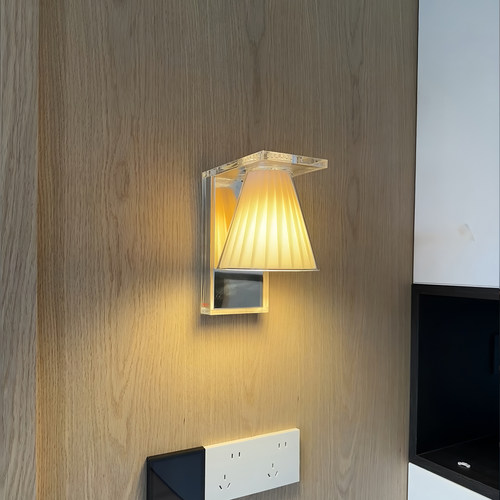 Kartell意大利简约中古床头壁灯创意客厅卧室走廊书房围感墙灯