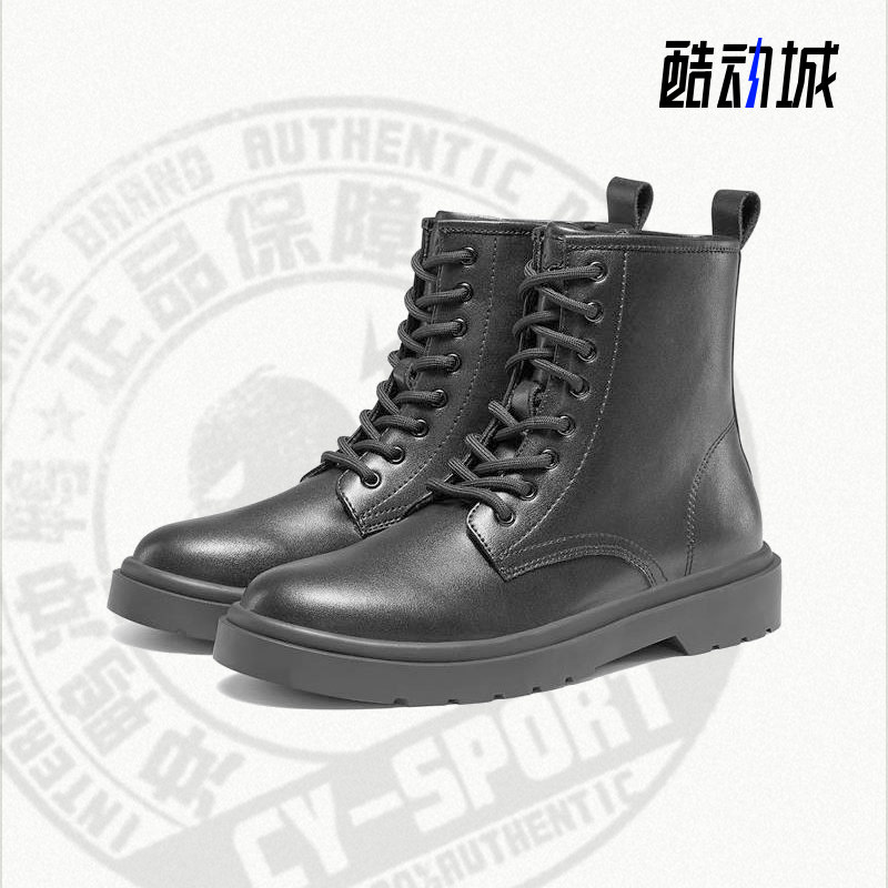 Skechers/斯凯奇正品新款时尚女子休闲舒适高帮马丁靴 167342