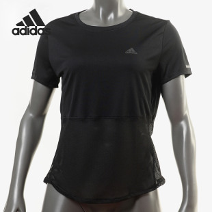 Adidas/阿迪达斯正品夏季新款运动圆领透气休闲短袖T恤衫DX2460