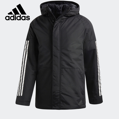 阿迪达斯男装棉服冬防风保暖棉衣