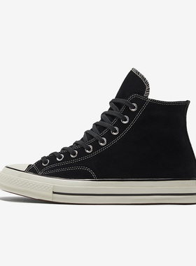 Converse匡威 Chuck 70男女同款帆布鞋高帮休闲春秋黑白色169336C