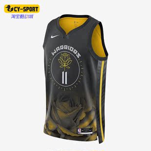 Nike/耐克正品金州勇士队Dri-FIT 篮球透气男子球衣DO9593-011