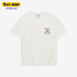斯凯奇正品 T恤 夏季 休闲男子运动圆领短袖 L222M069 新款 Skechers