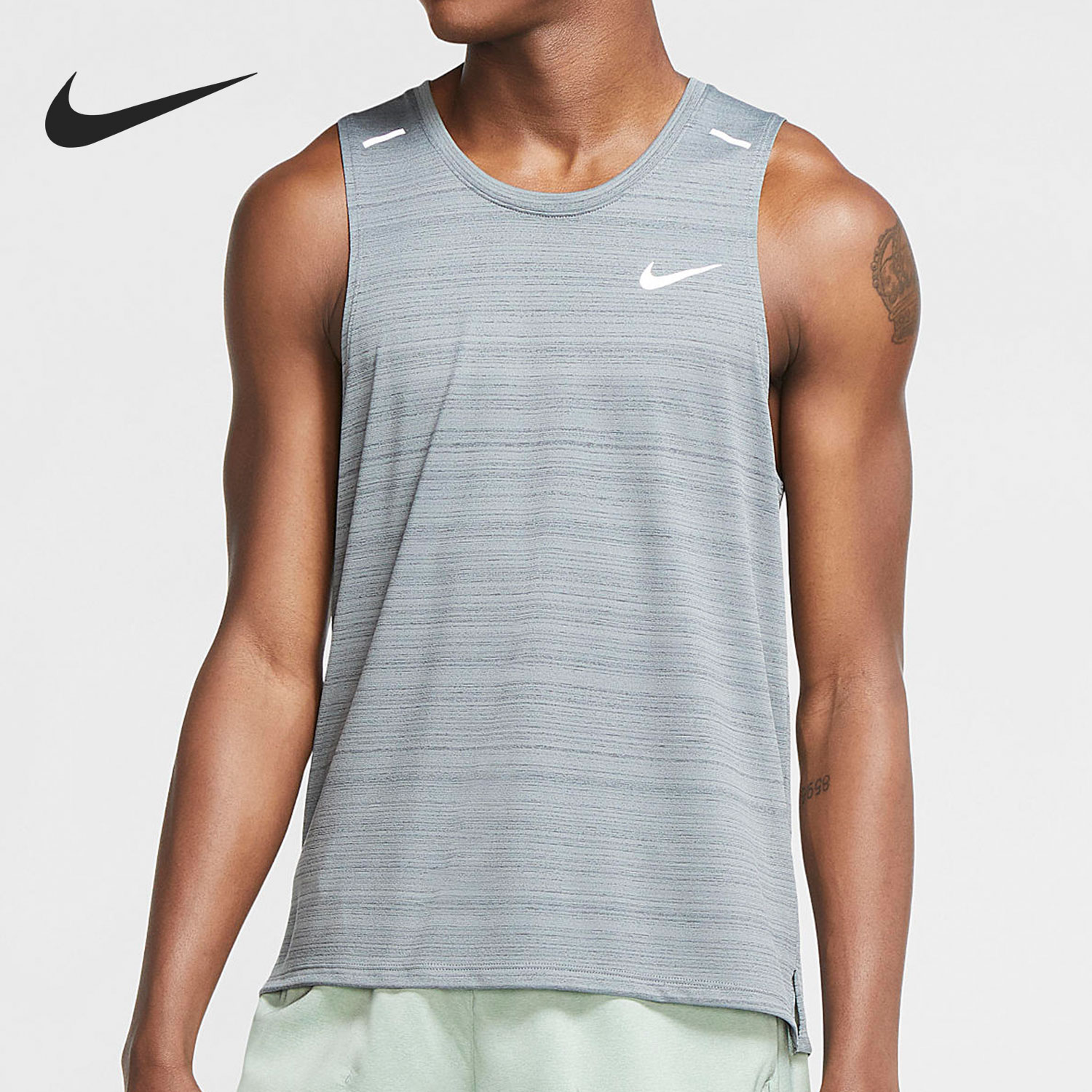 Nike/耐克正品夏季新款男子简约篮球训练无袖T恤 CU5983-084