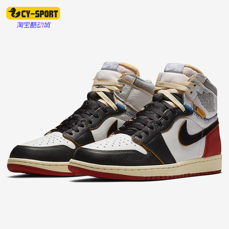 正品Jordan1耐克男女高帮运动鞋