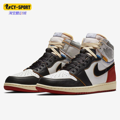 正品Jordan1耐克男女高帮运动鞋