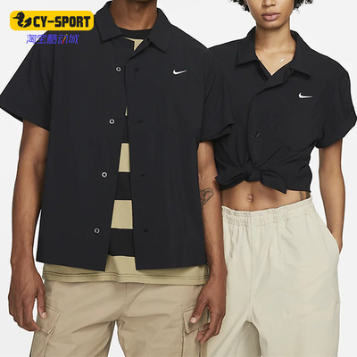 耐克正品男女款运动速干翻领短袖