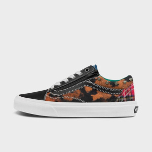 VANS范斯正品 Tartan Daze朋克铆钉皮革拼接男女休闲板鞋VN0A3493