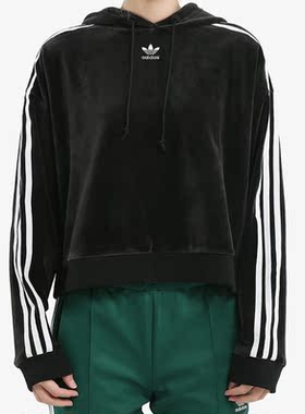 Adidas/阿迪达斯正品三叶草女子19春季休闲连帽卫衣套头衫 DZ8319