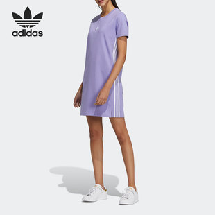 女子夏季 Adidas 年新款 三叶草运动连衣裙 阿迪达斯正品 H39044