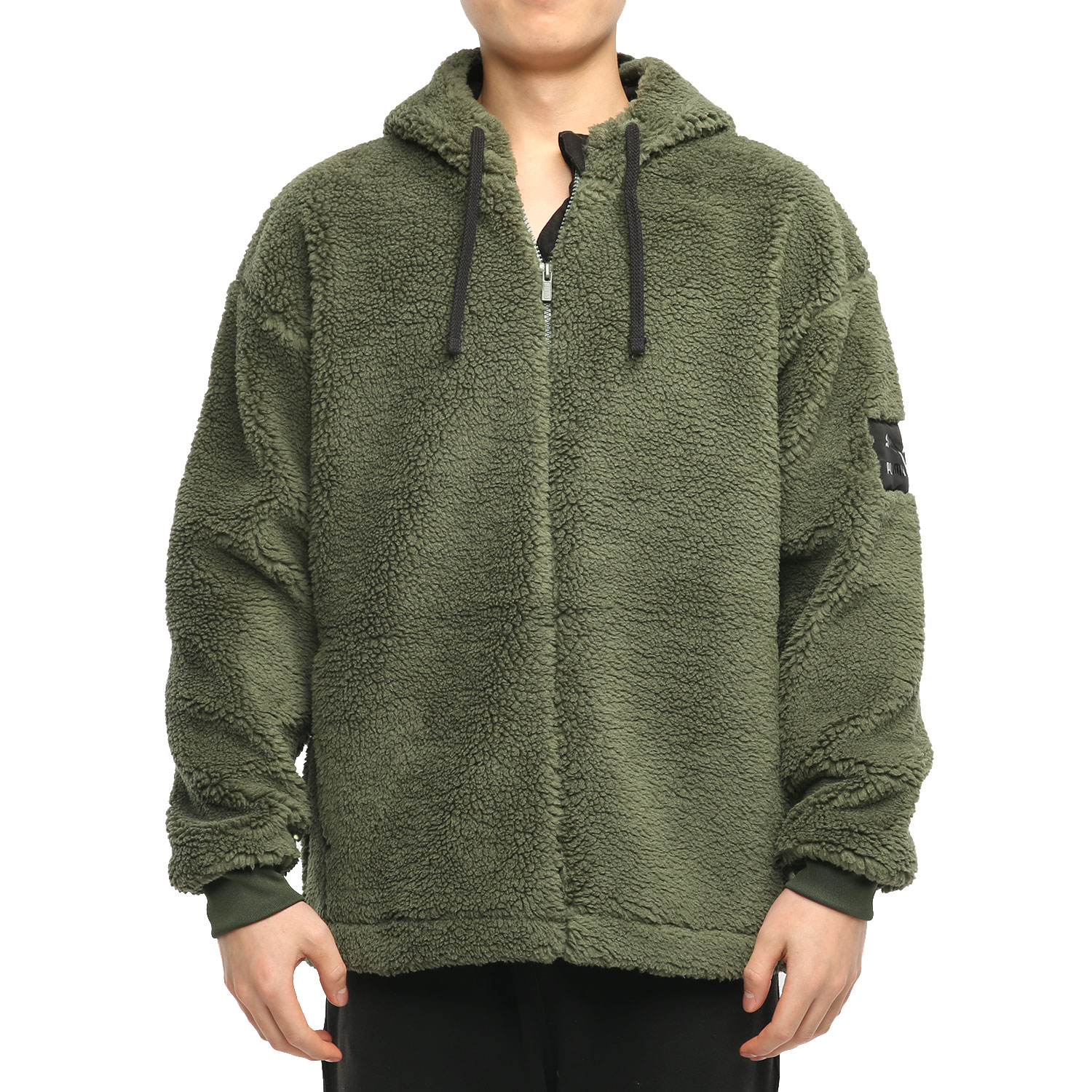 Puma/彪马正品男子羊羔绒保暖连帽休闲运动夹克外套530271-64