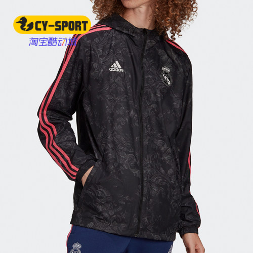 Adidas/阿迪达斯正品新款男子REAL WINDBREAKR梭织外套GH9999