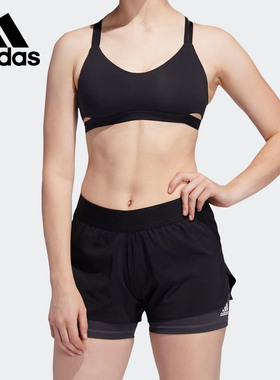 Adidas/阿迪达斯正品AM STRAPPY BRA女低强度训练运动内衣FL2332