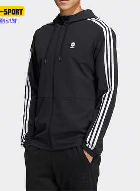 Adidas/阿迪达斯正品春季新款neo男子连帽运动休闲夹克HD4670