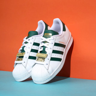 Adidas/阿迪达斯正品三叶草新款女子运动休闲贝壳头滑板鞋 H03909