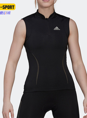 Adidas/阿迪达斯正品夏季新款女子运动透气休闲舒适无袖T恤HU2035