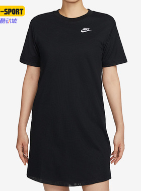 Nike/耐克正品夏季圆领休闲透气女子运动连衣裙FB8342-010