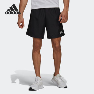 新款 Adidas 年夏季 H13647 阿迪达斯正品 男子宽松透气休闲短裤