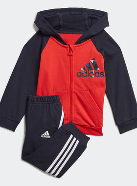 Adidas/阿迪达斯正品运动休闲婴幼童小童长袖长裤套装 H28832